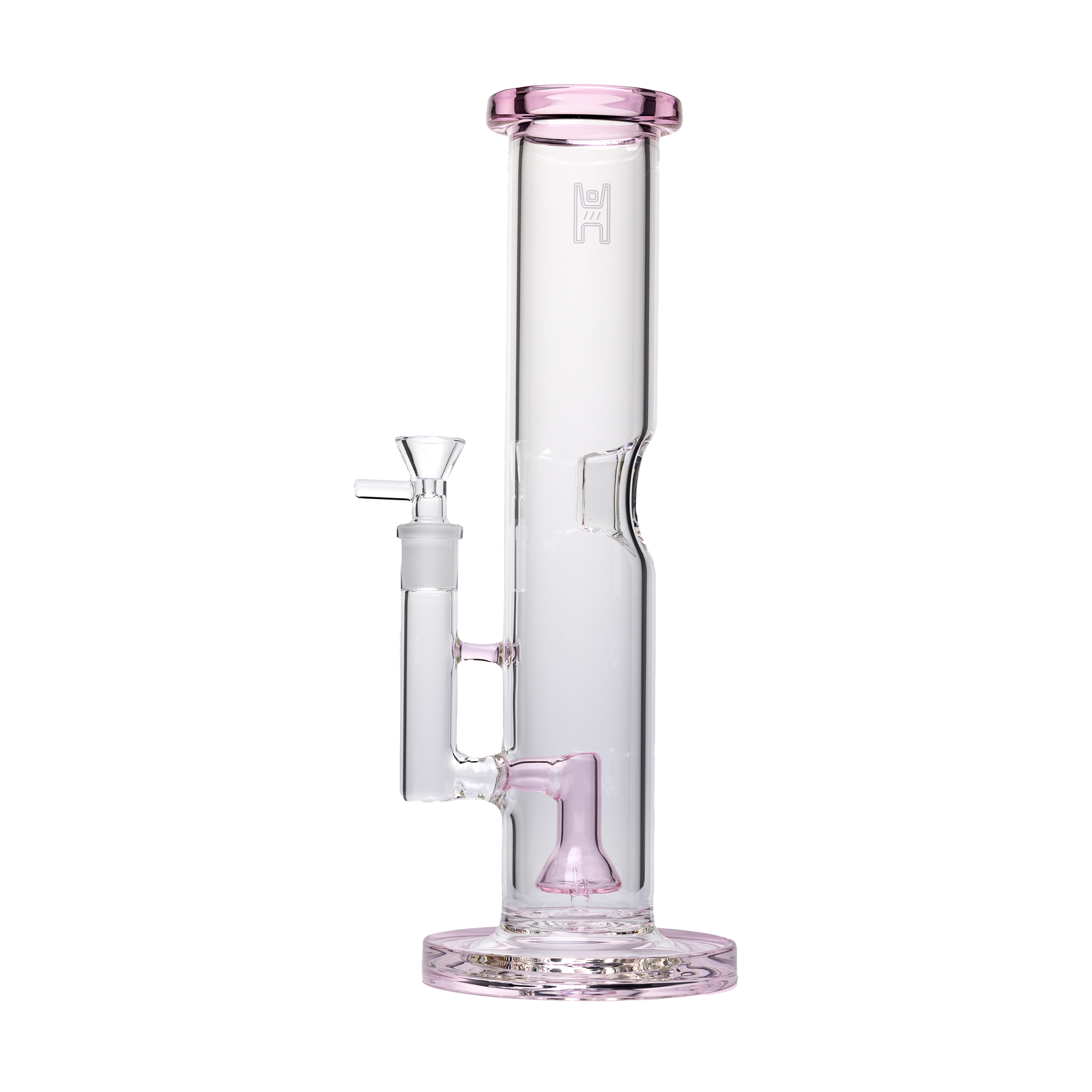 Photograph of product: HG - 12" Tube - Clear with Pink Accent