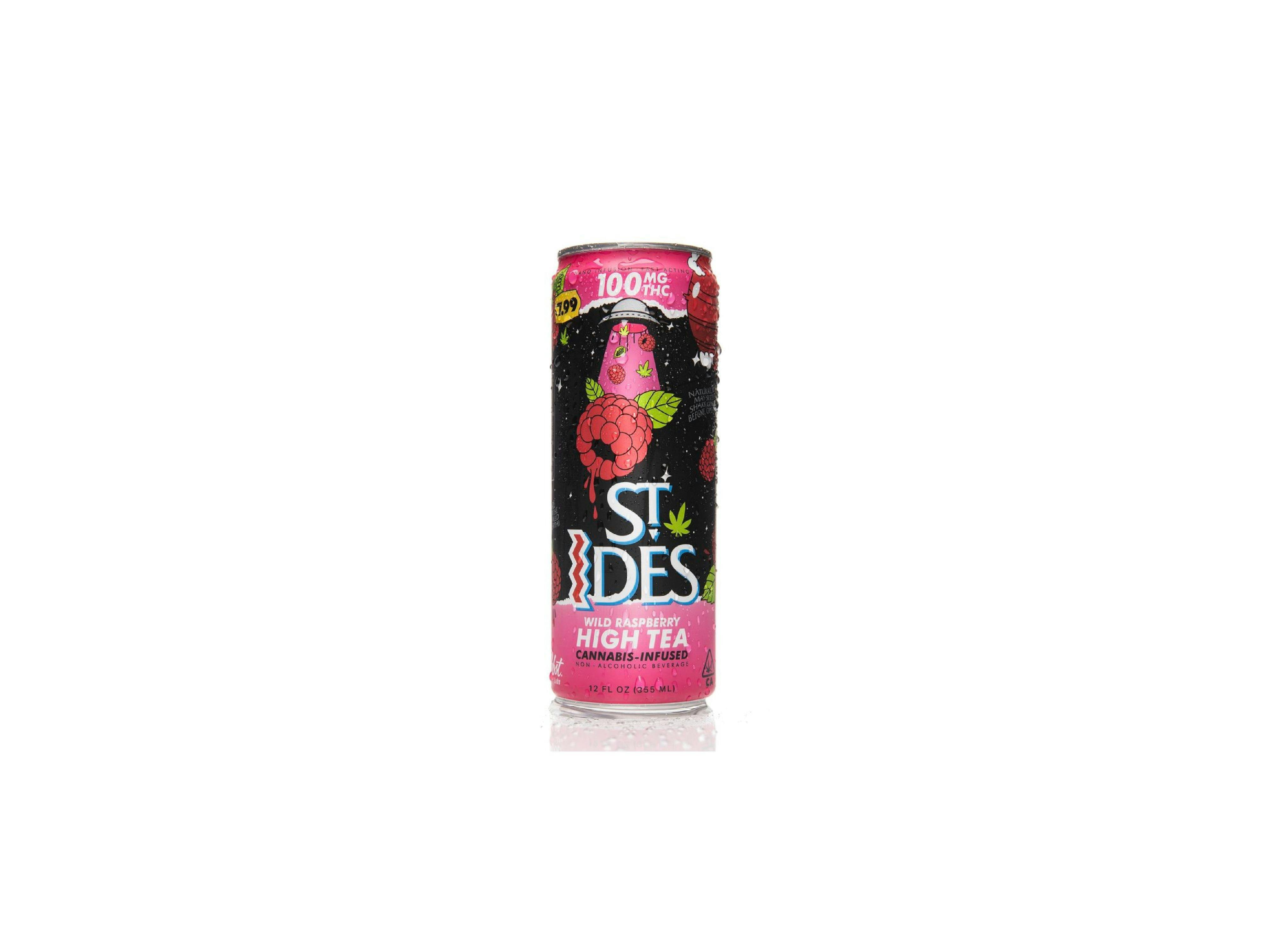 Photograph of product: St Ides Drink Raspberry Black Tea 100mg