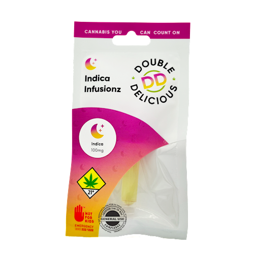 Photograph of product: Double Delicious - Infusionz Oui'd (100mg)