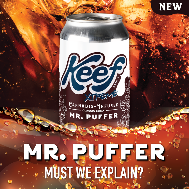Photograph of Product: Keef Classic Soda Mr. Puffer XTREME | 100mg