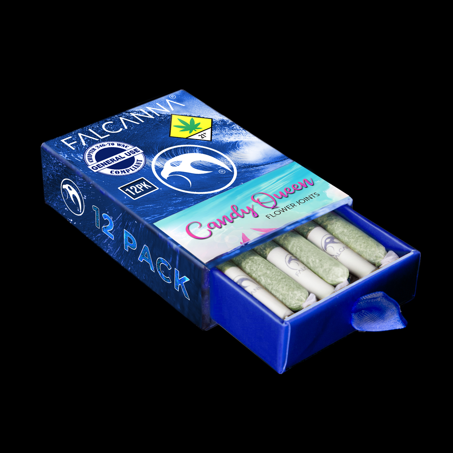 Photograph of product: Candy Queen Pre-Roll 12-Pack | 7.2g (DOH)