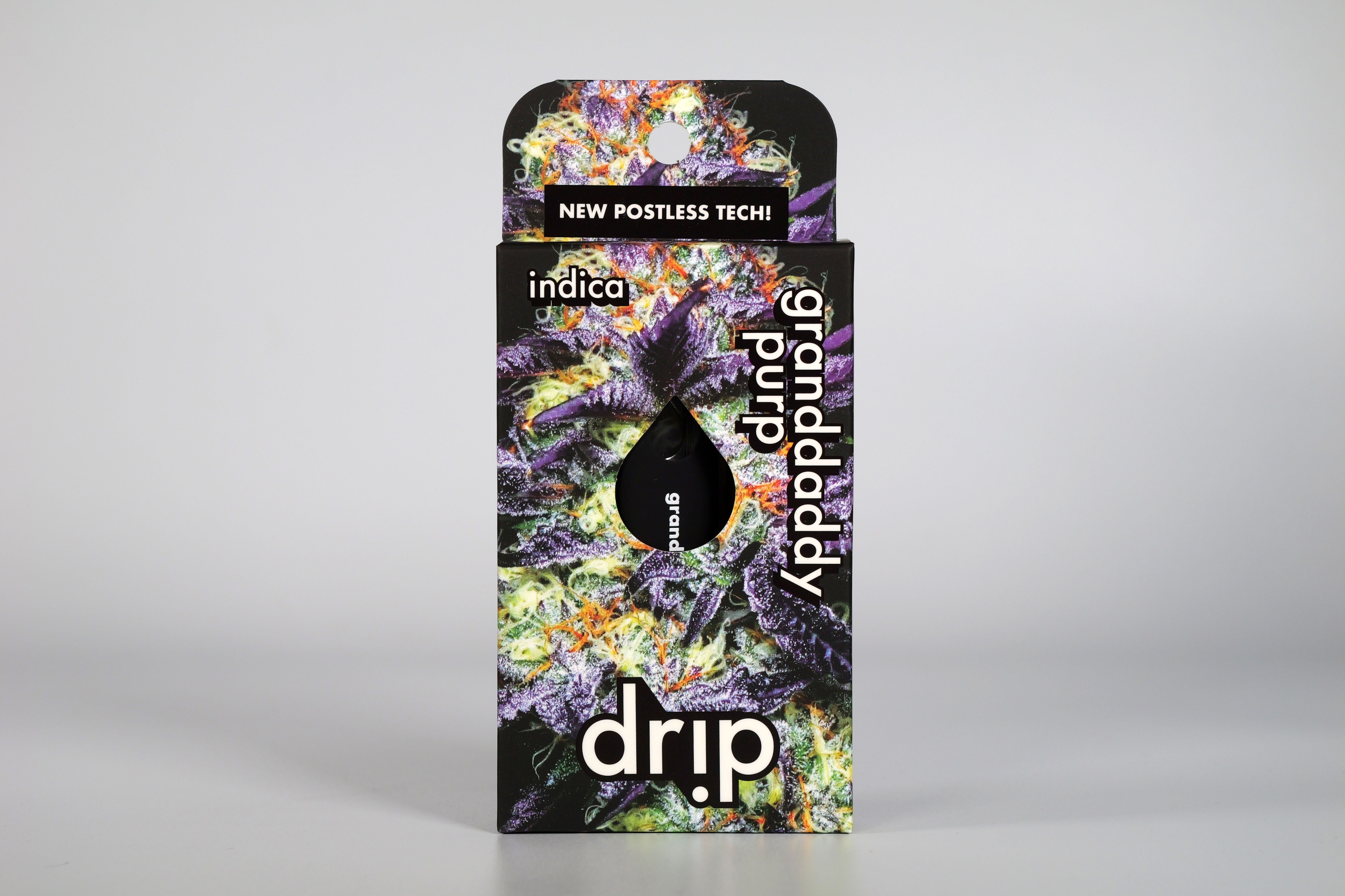 Photograph of product: Granddaddy Purp All-In-One Disposable Distillate Cartridge | Drip Vapes | 1g