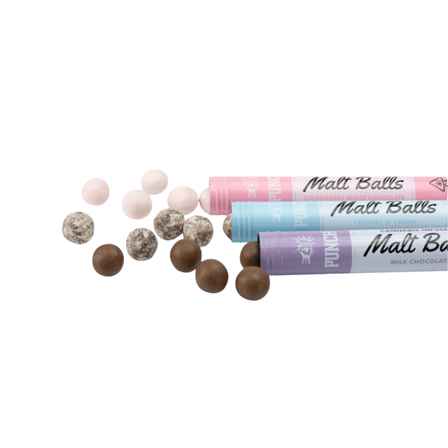 Photograph of product: Milk Chocolate- Malt Balls 100mg - 
