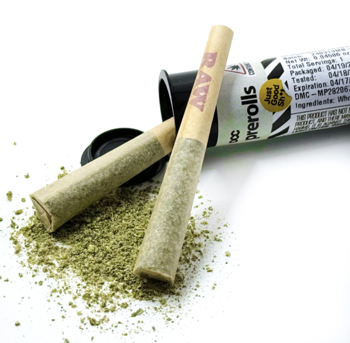Photograph of product: DCC Tangie 0.5g 2pk Diamond Infused Prerolls