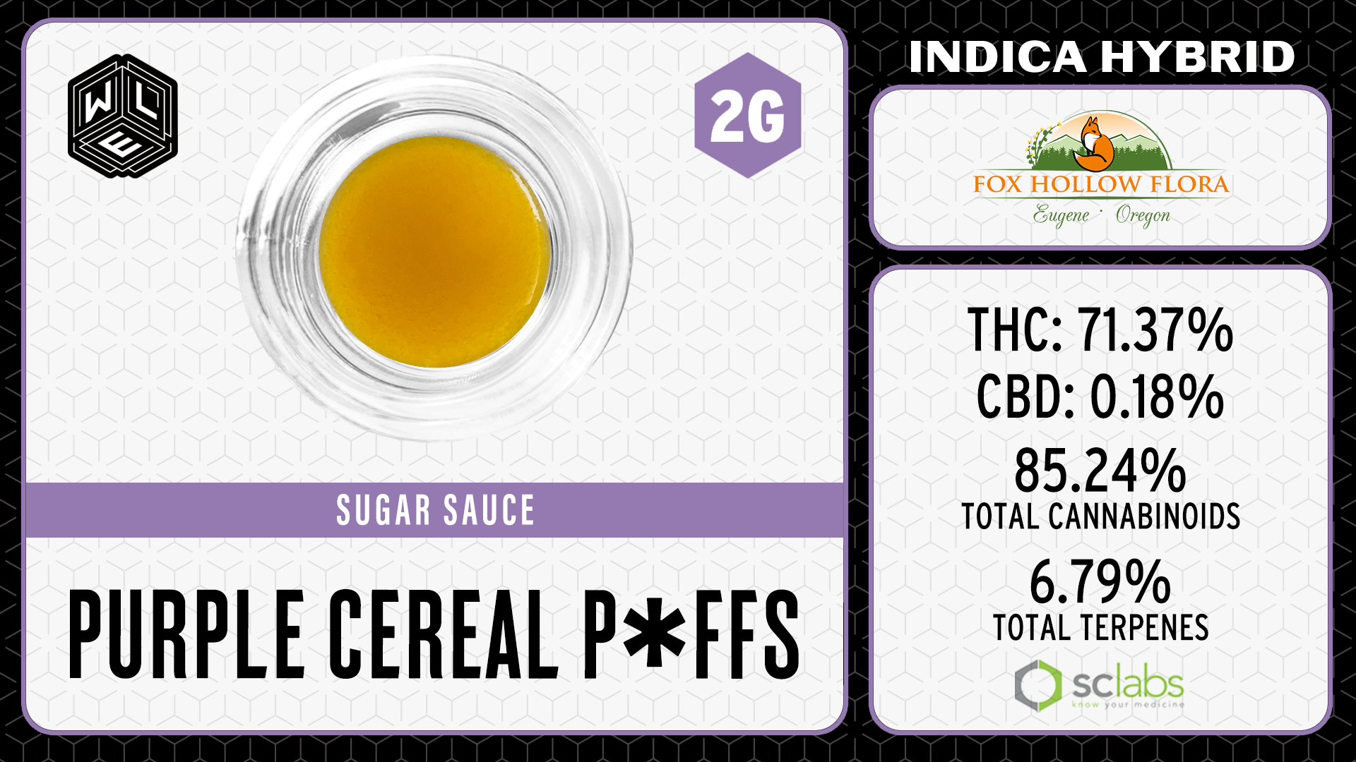 Photograph of product: WLE - Purple Cereal Puffs Sugar Sauce