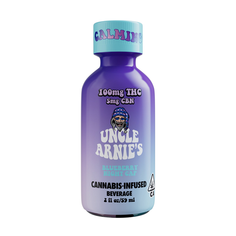 Photograph of product: Uncle Arnie's | Blueberry Nightcap (I) 2oz/100mg Drink