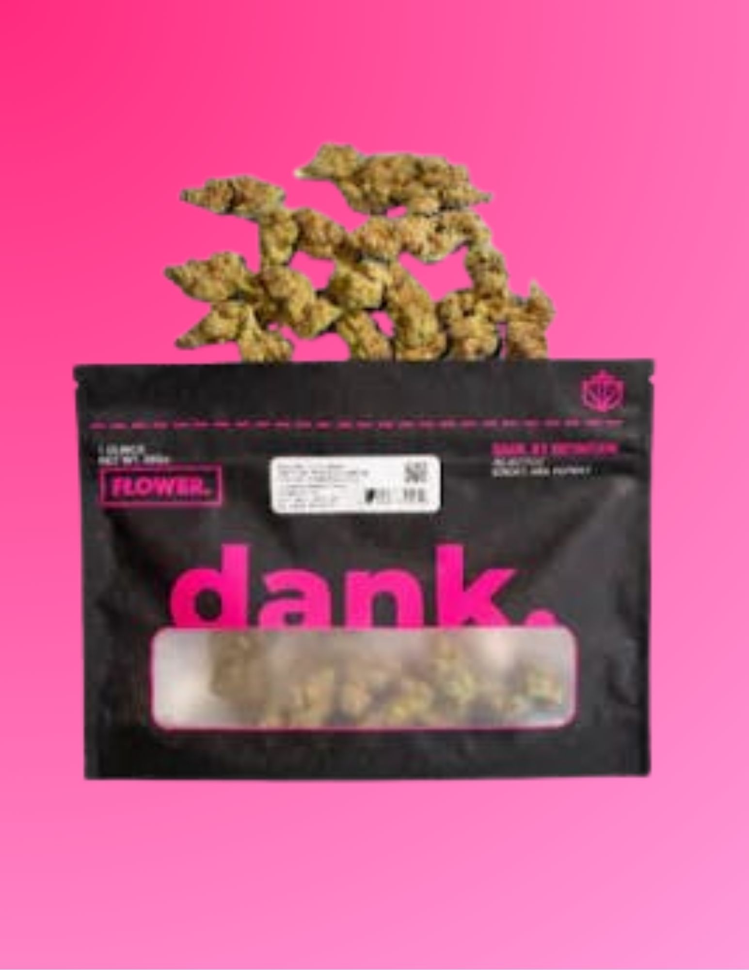 Photograph of product: Dank | 28g | Flower Bag | Cherry Pie