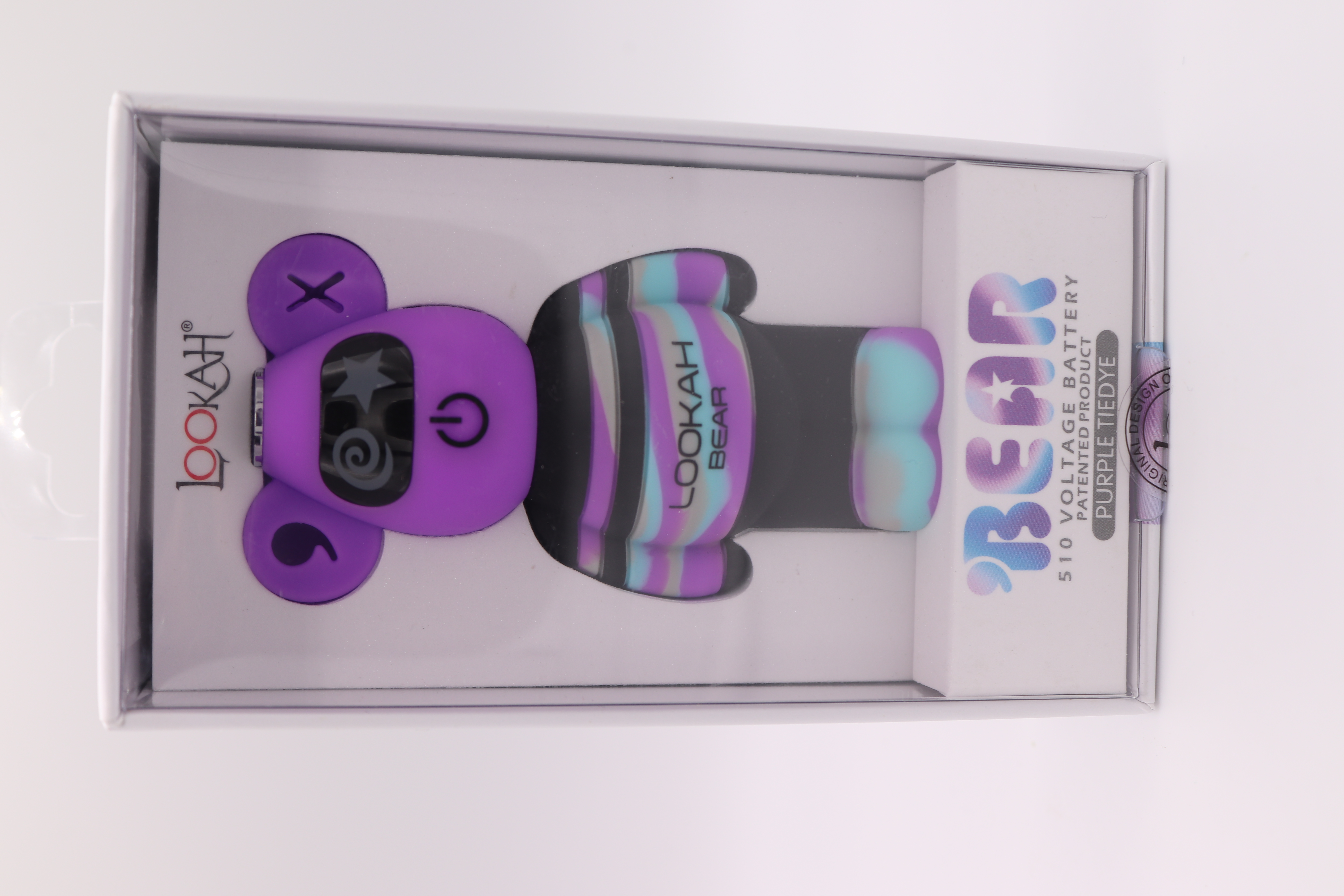 Photograph of product: TIE DYE BEAR 510 BATTERY