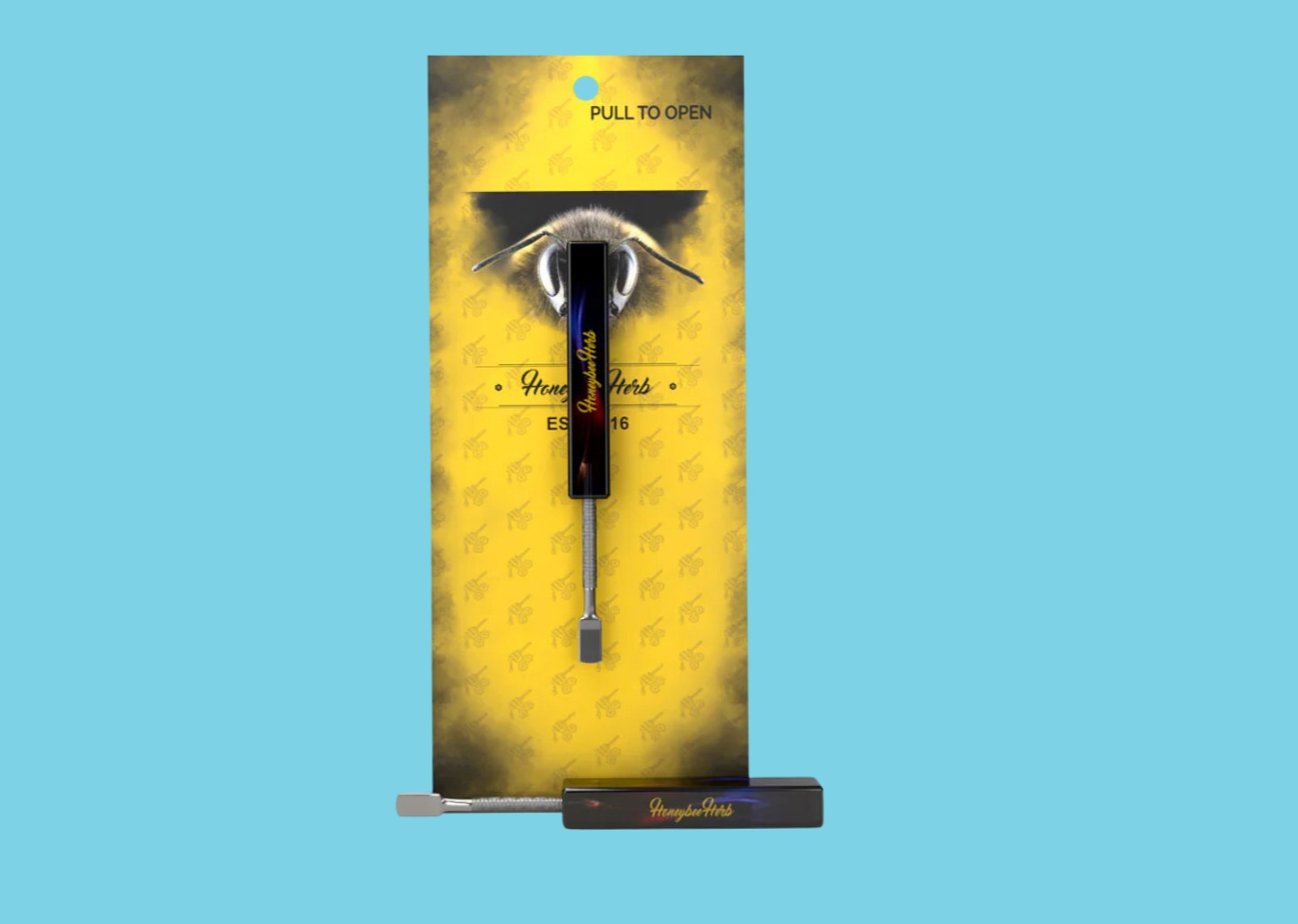 Photograph of product: Honeybee - Resin Galaxy Tool Pointed Scoop