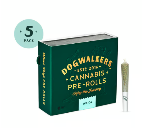Photograph of product: Brownie Scout Pre-Roll | 5 x 0.35g