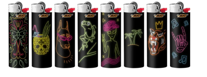 Photograph of product: BIC - Maxi Special Edition Neon Lighter