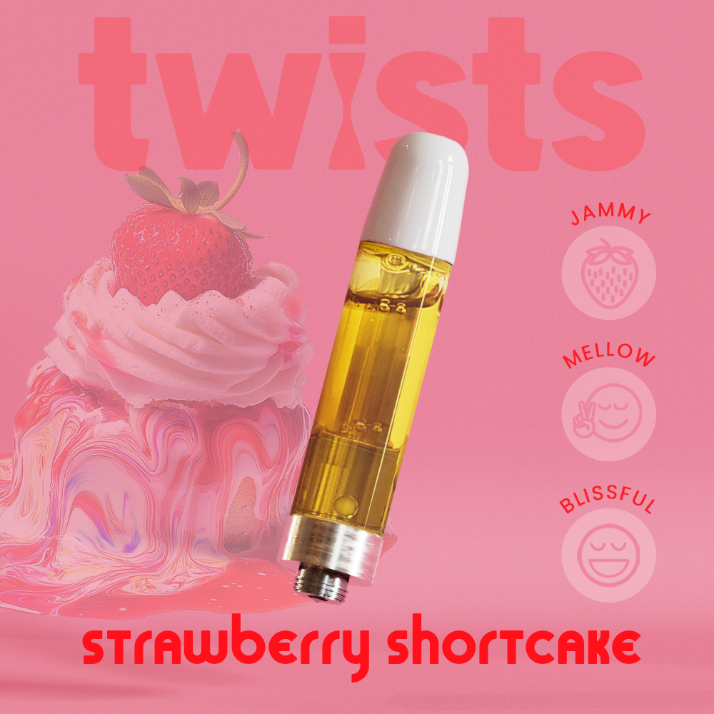 Photograph of product: Strawberry Shortcake Twist Distillate Cart. by Oil by Craft