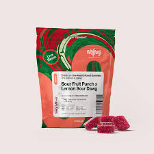 Photograph of product: MFNY | Sour Fruit Punch x Lemon Sour Dawg | Live Resin Gummies | 10pk