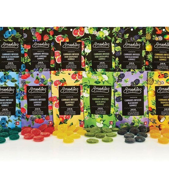 Photograph of product: Sour Blackberry | Smokiez | 100mg - 