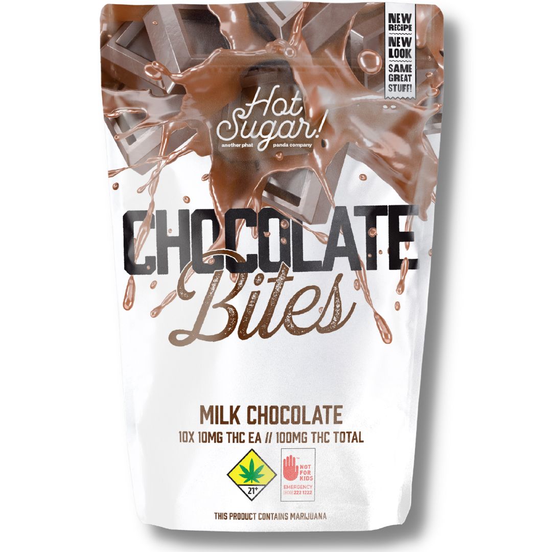 Photograph of product: Live Resin Oui'd Milk Chocolate 10pk/100mg Chocolate (Hot Sugar)