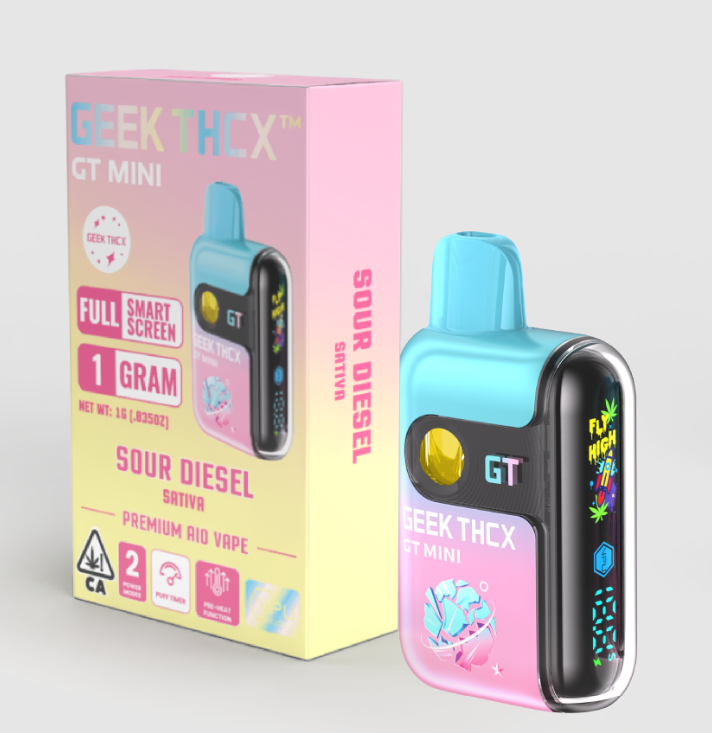 Photograph of product: Geek TH-ouiX | Sour Diesel | All-In-One