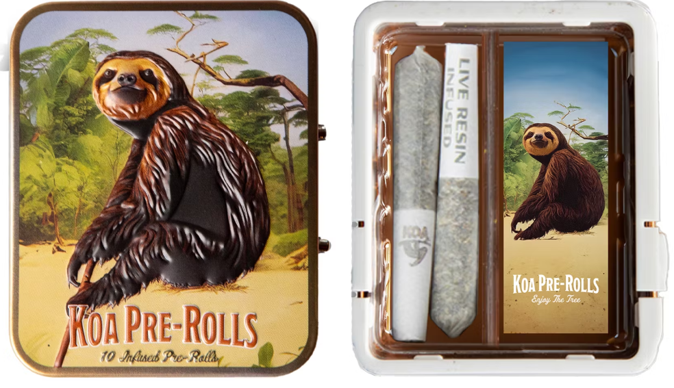 Photograph of product: Gardenhouse | KOA Diamond Infused Mini Pre-Roll 2 pack | RS-11 | .7g