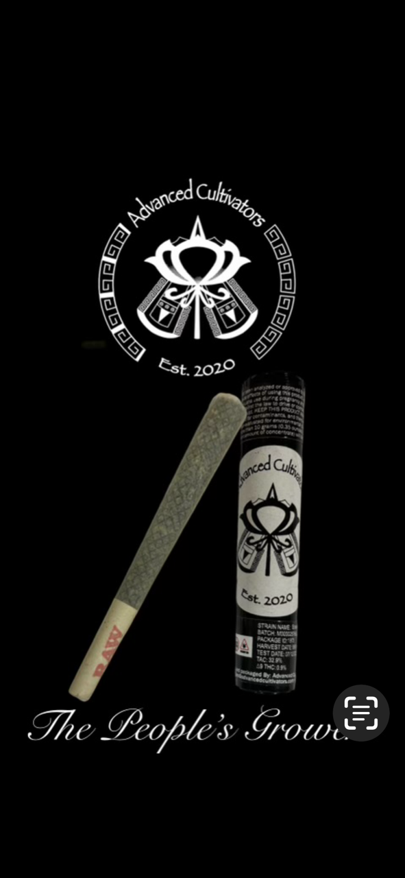 Photograph of product: Advanced Cultivators La Chancla 1g Pre-roll
