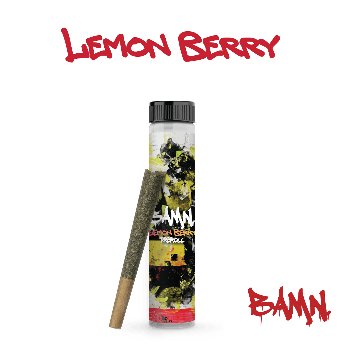 Photograph of product: BAMN - Lemon Berry - Infused Pre Roll