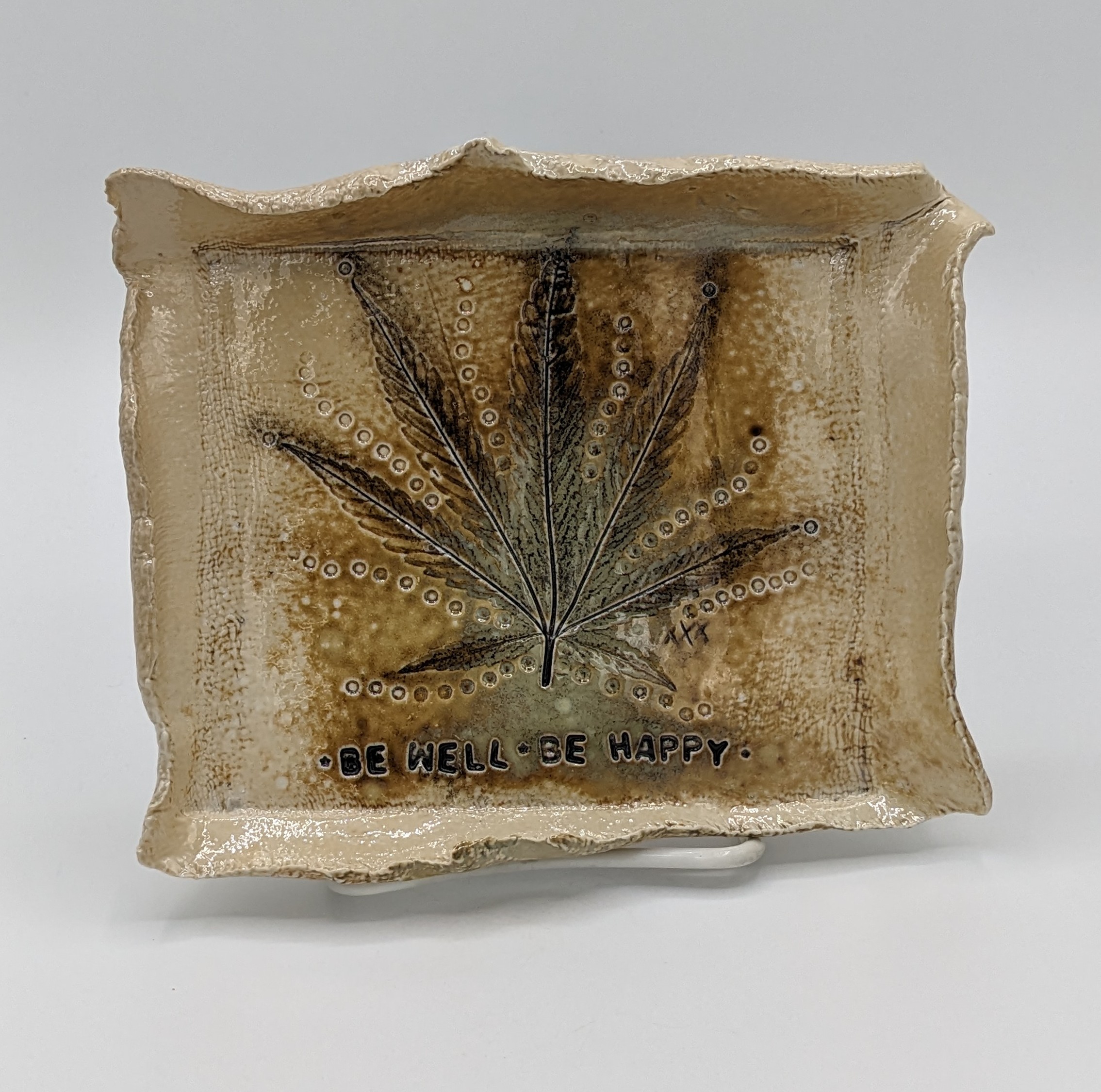 Photograph of product: HighFired | Be well, be happy Porcelain Oui'd Tray