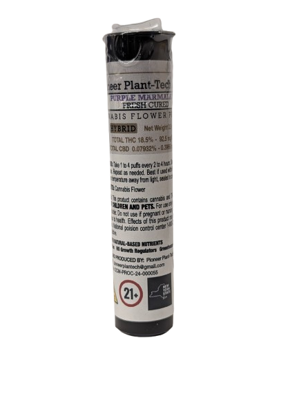 Photograph of product: Pioneer Plant-Tech - Purple Marmalade - Single Joint