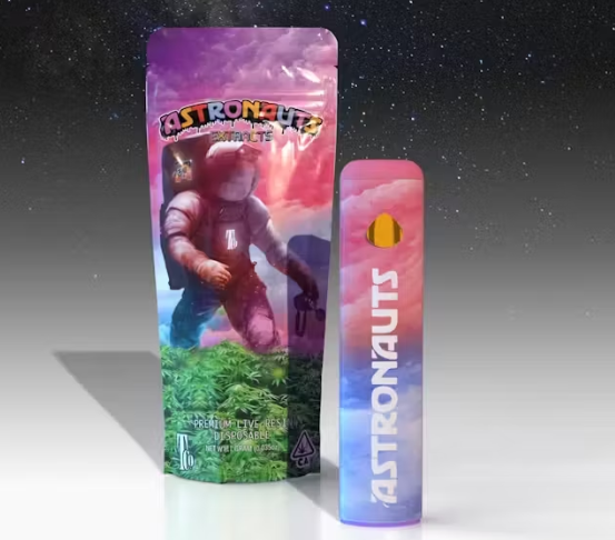 Photograph of product: Astronauts - Space Black Cherry - Disposable Cart 1G LR