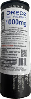 Photograph of product: Eureka | Live Resin | Oreoz | Reload Disposable| 1g