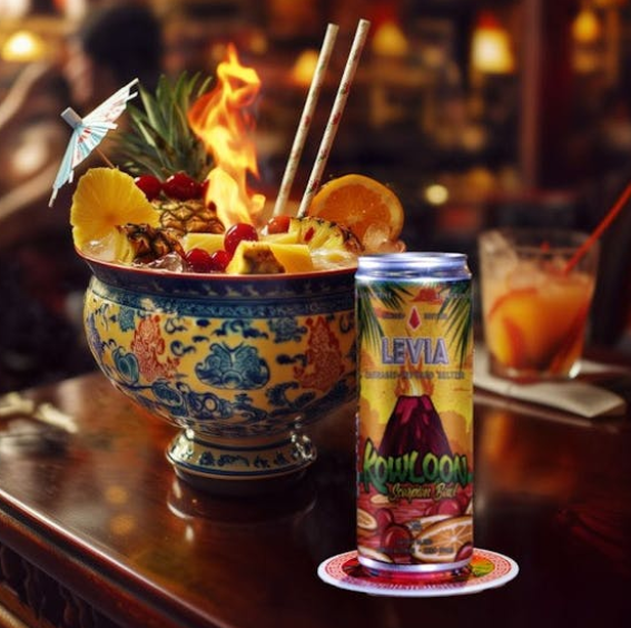 Photograph of product: Levia Scorpion Bowl 5mg Seltzer 12oz