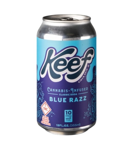 Photograph of product: Keef Blue Razz 10mg