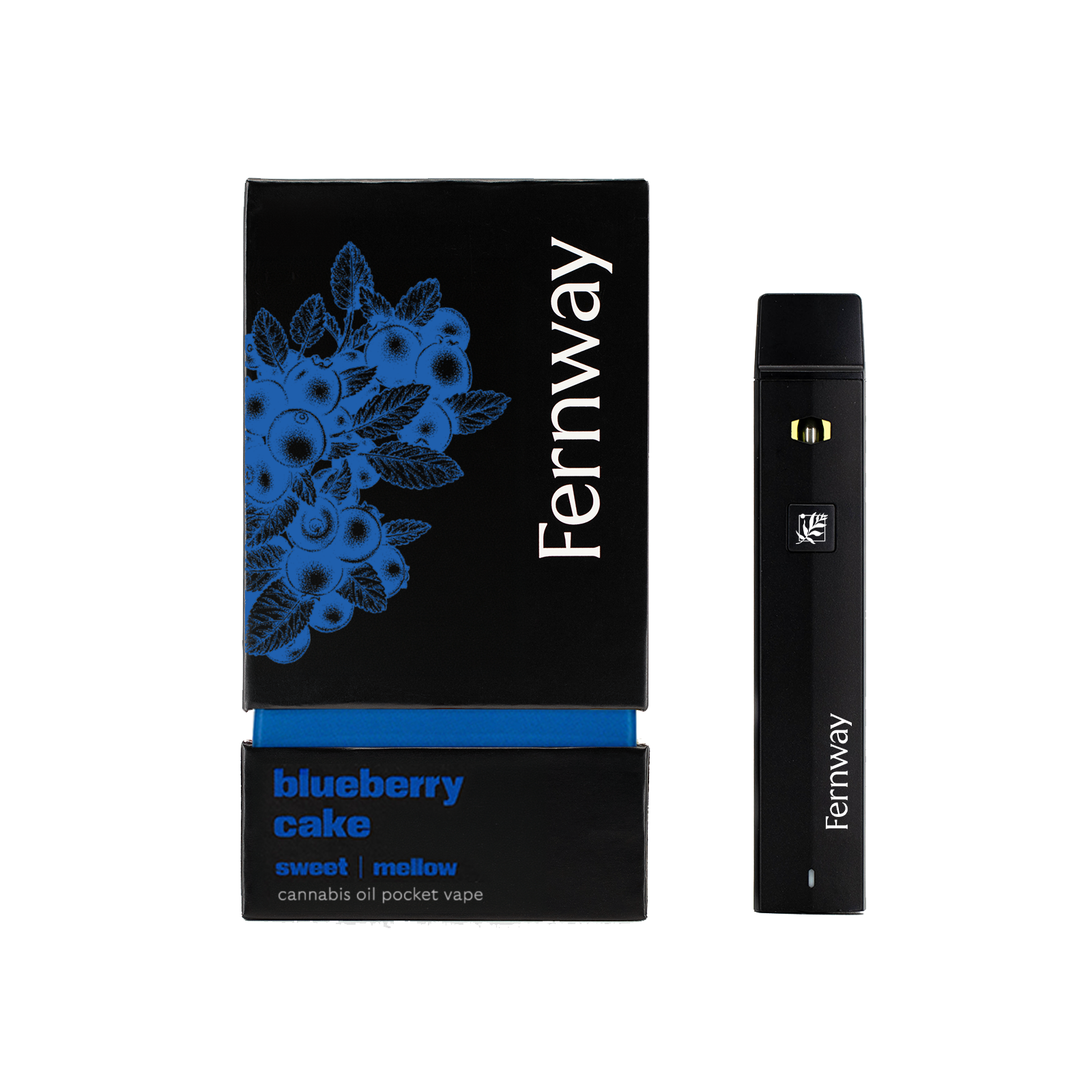 Photograph of product: Blueberry Cake | 2g Disposable | Fernway Traveler