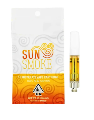 Photograph of Product: SunSmoke - Strawberry Jam 1g Cart