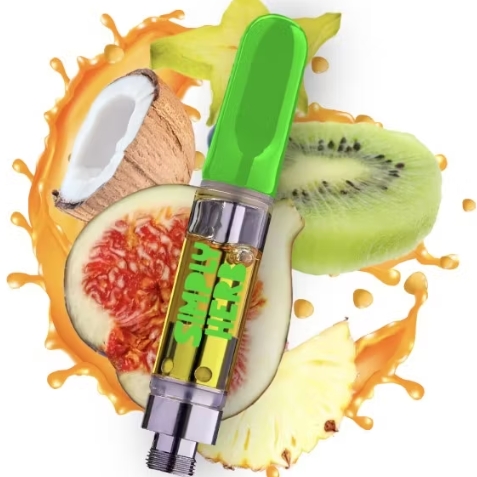 Photograph of product: Simply Herb Vape Cart 1g- Tropical Thunder
