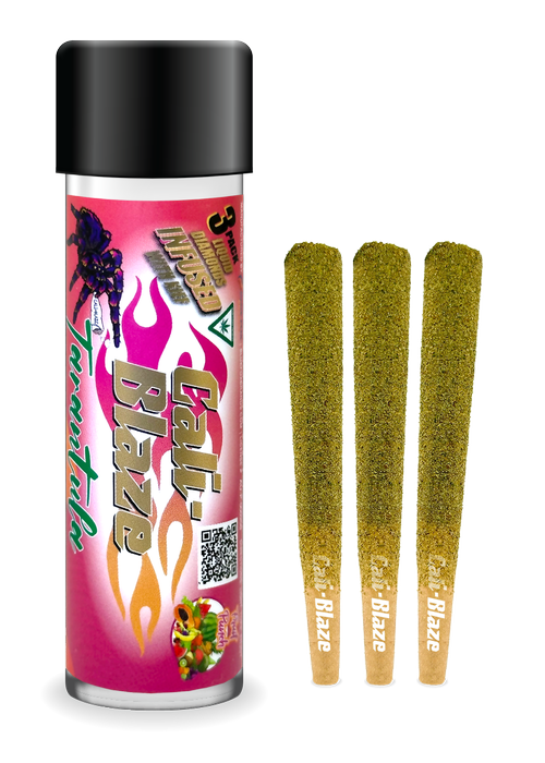 Photograph of product: Fruit Punch Tarantula 3g Infused Preroll 3pk