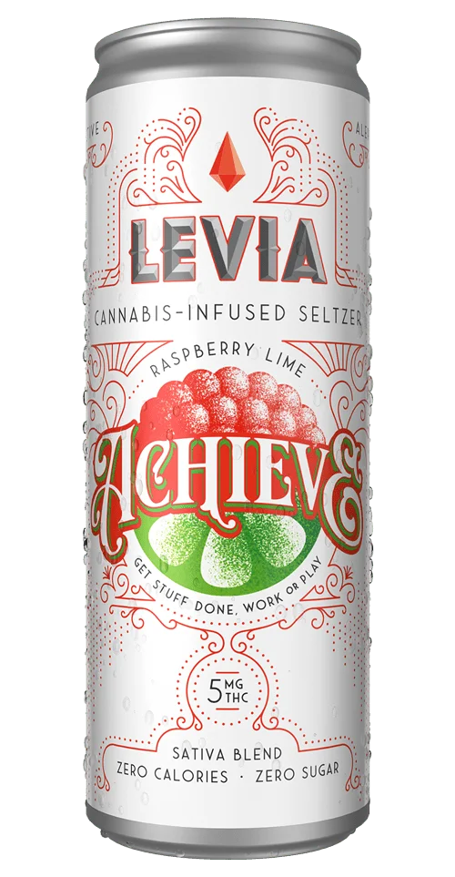 Photograph of product: Seltzer Achieve (Raspberry Lime) | 5MG
