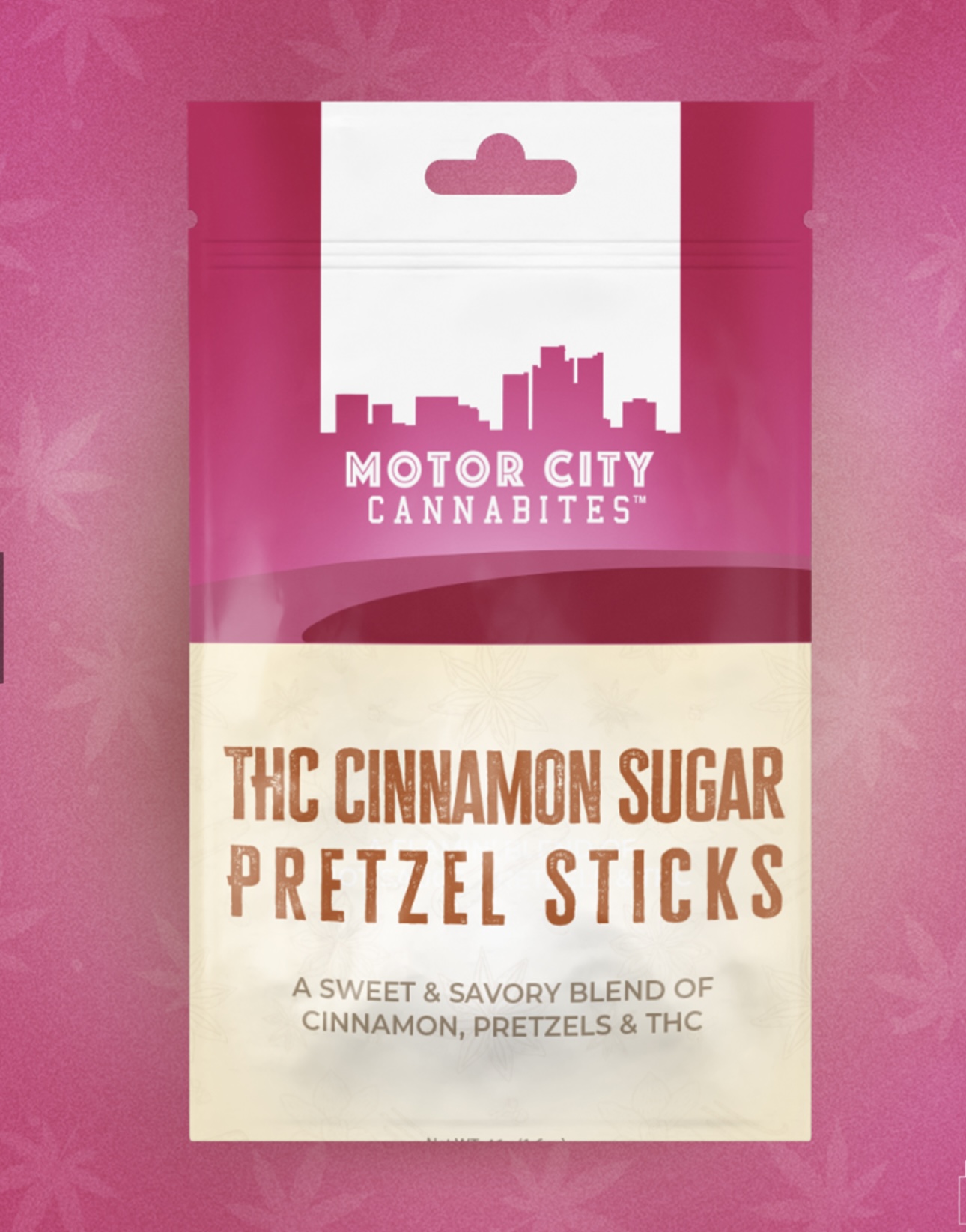Photograph of product: AU MCC: Cinnamon Sugar Pretzel Sticks 200mg