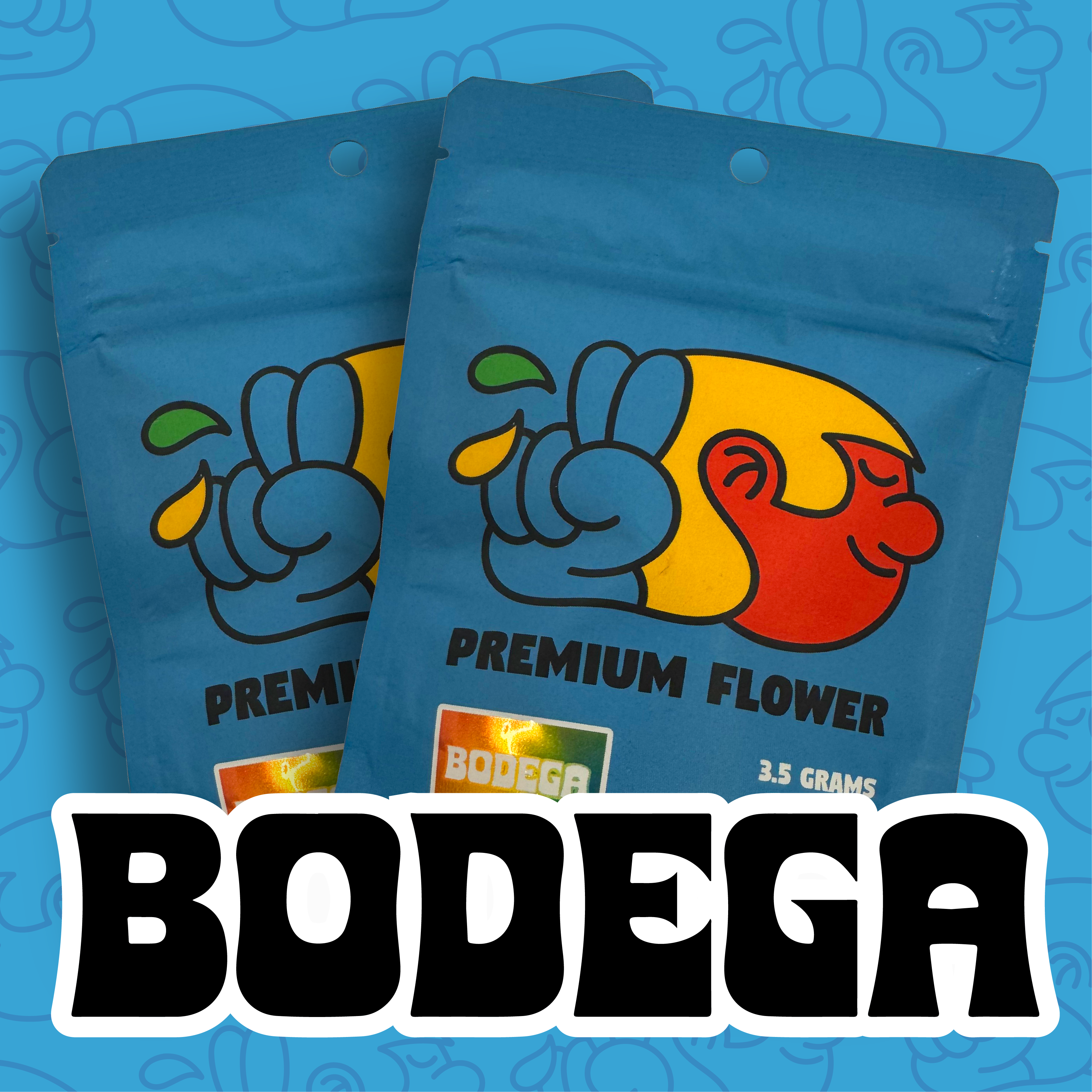 Photograph of Product: Bodega Flower - Roy G BIV - 3.5g
