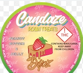Photograph of product: Candaze Dipz - Strawberry PB&J 100mg Oui'd - Rainbow Runtz