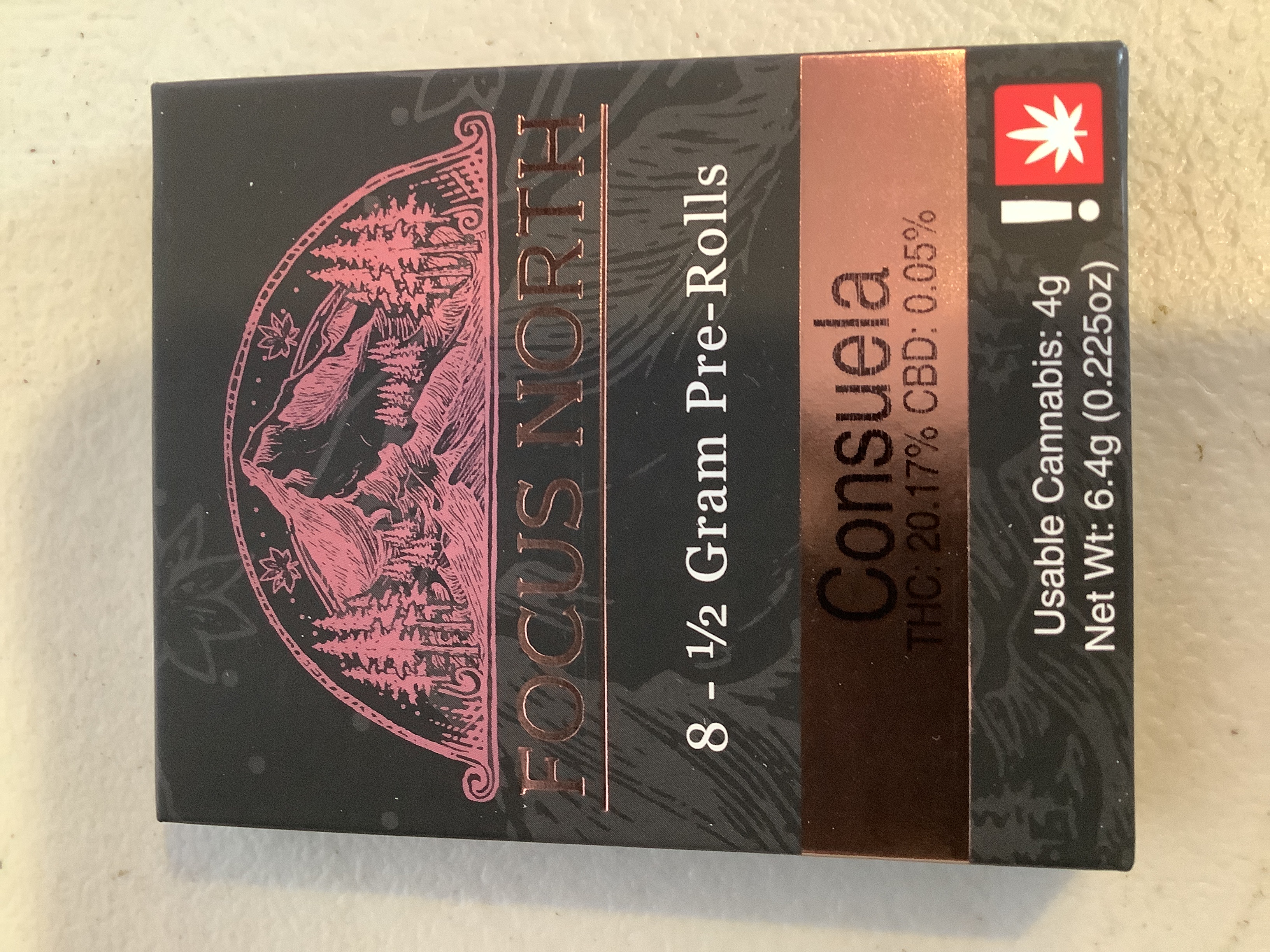 Photograph of product: Focus North | CONSUELA Preroll Pac | 4g