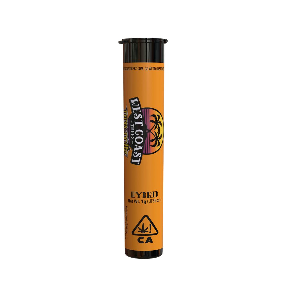 Photograph of product: HYBRID - NEWPORT NIRVANA PREROLL 1G - WEST COAST TREEZ