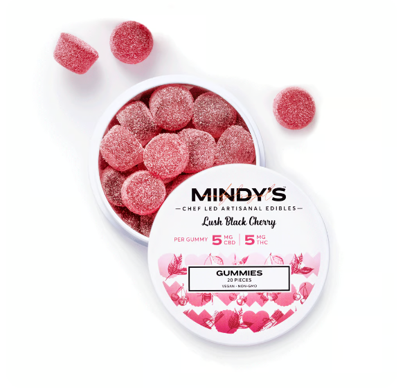 Photograph of product: CL Mindy's Gummies - Lush Black Cherry 1:1