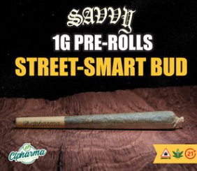 Photograph of product: Savvy Modified Haze 1g Pre-Roll H 25951