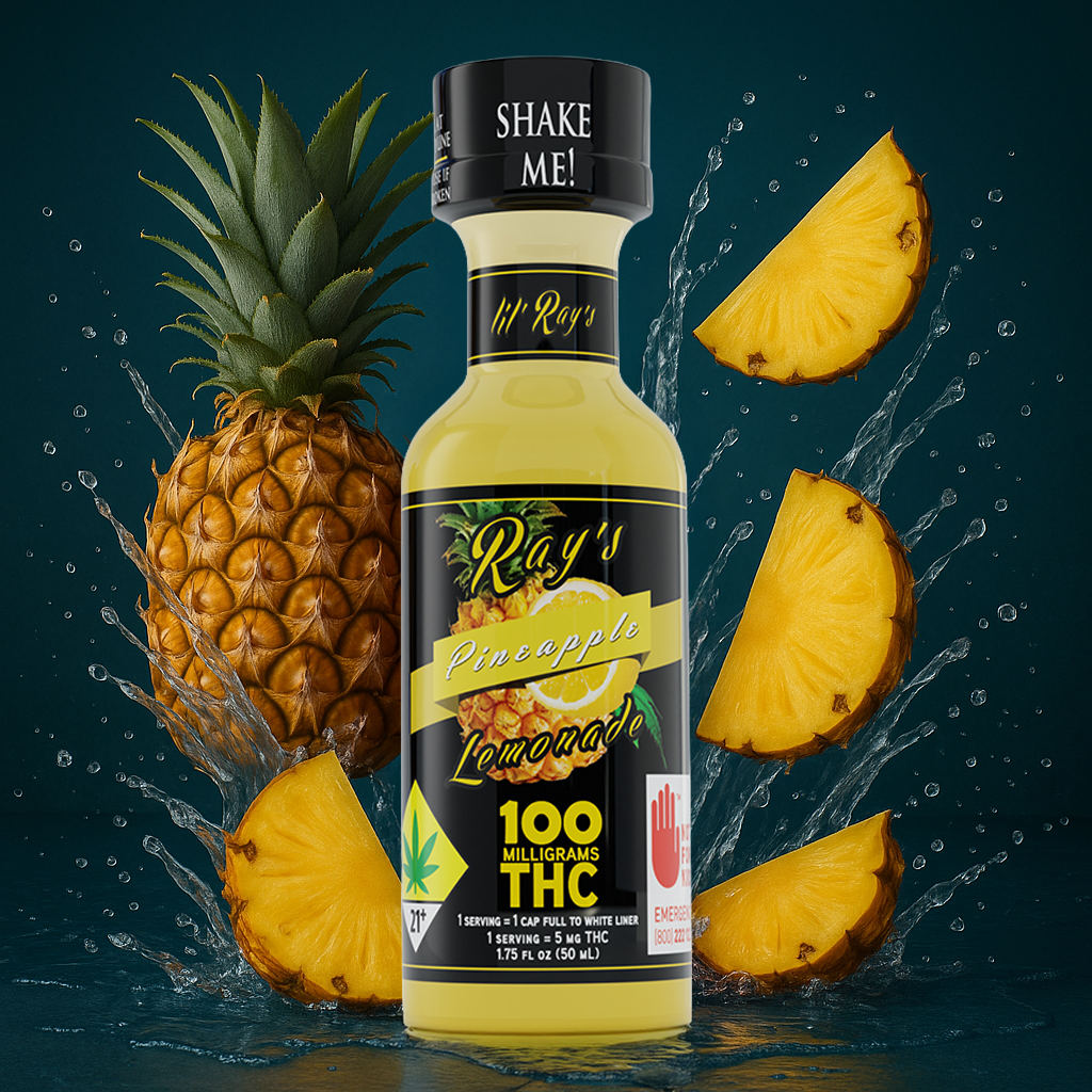Photograph of product: Ray's Infused Lemonade - PIneapple - 100MG