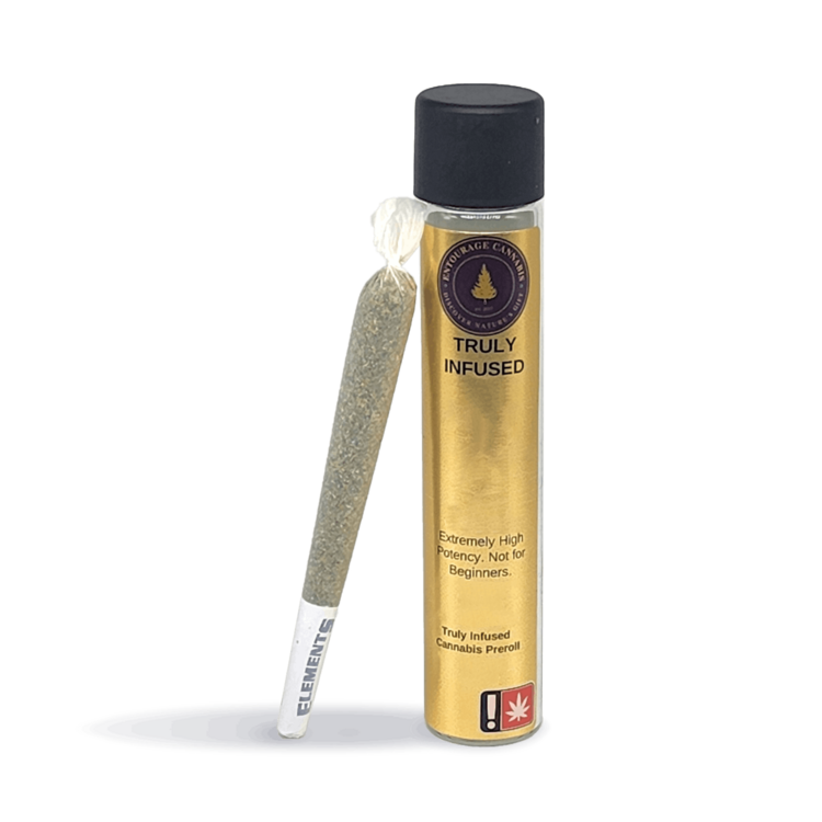 Photograph of product: Entourage Strawberry Mimozaz x Galactic Purple Infused