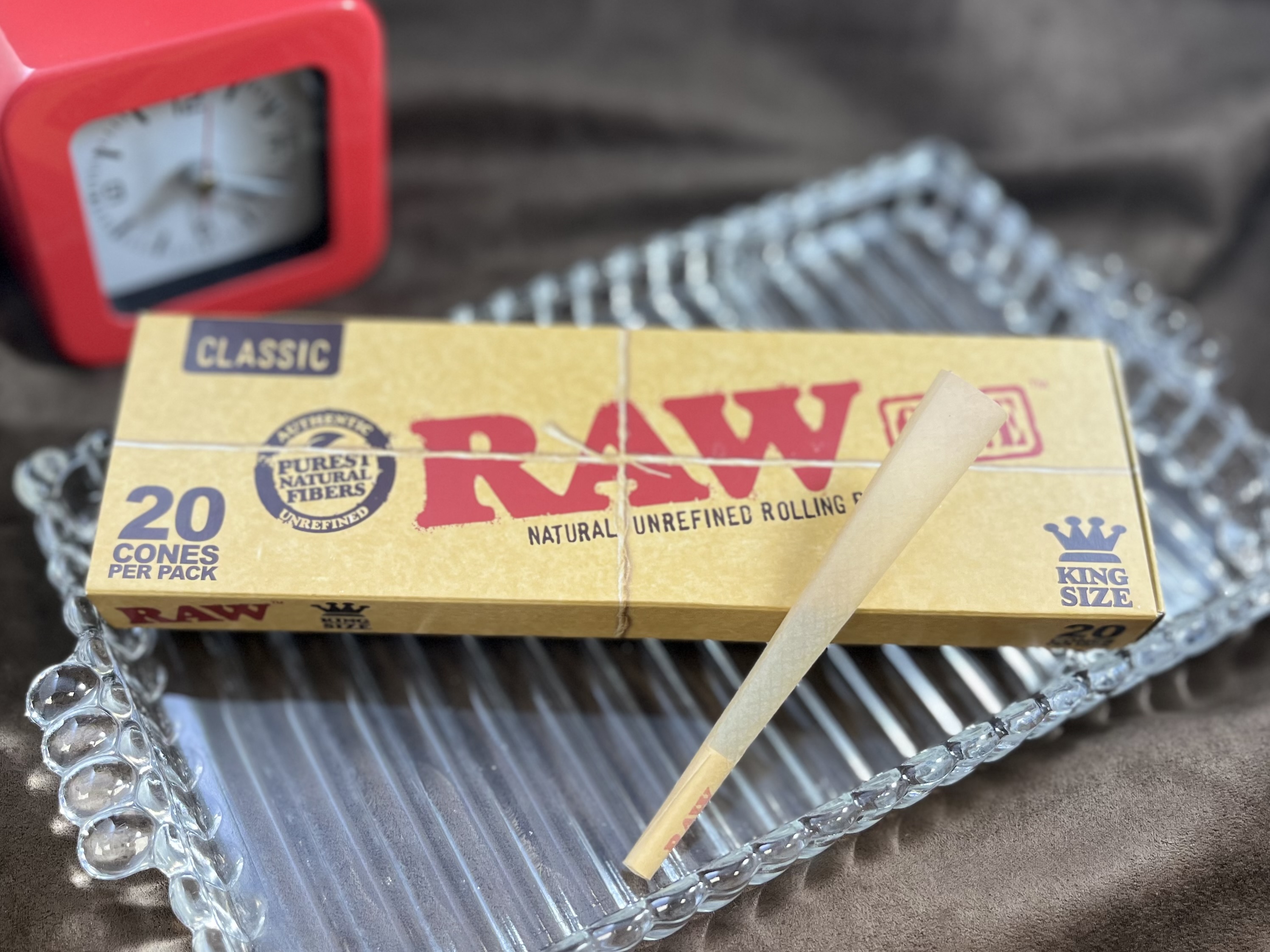 Photograph of product: RAW Classic King Cones 20pk