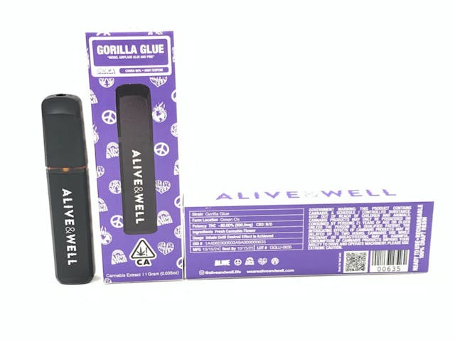 Photograph of product: Gorilla Glue Rechargeable Disposable 1g - Sales Floor