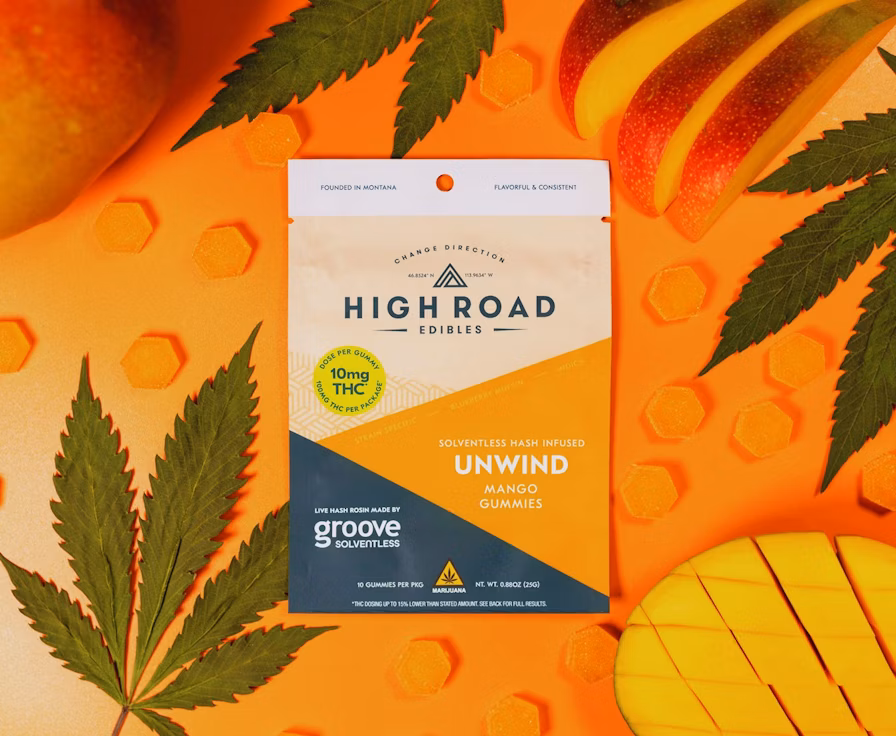 Photograph of product: Gummies (10 Pack) | au chocolat Rosin Unwind Mango