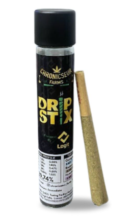 Photograph of product: Chronicseur Drip Stix - Banana Cheesecake - Infused Preroll