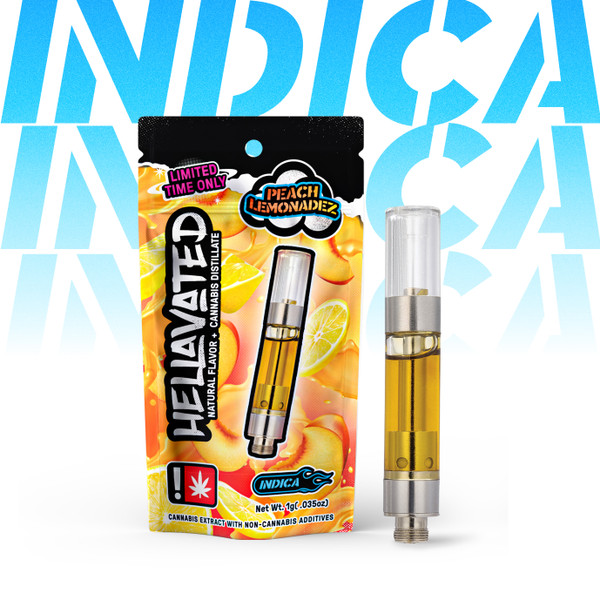 Photograph of product: Hellavated Distillate: Peach Lemonadez