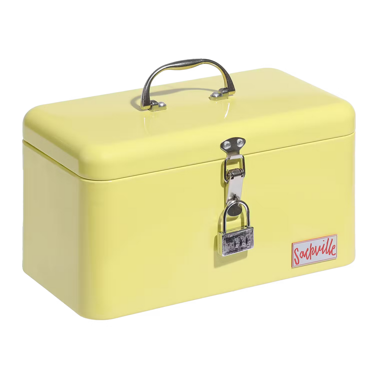 Photograph of product: SACKVILLE | Stash Lock Box | Yellow