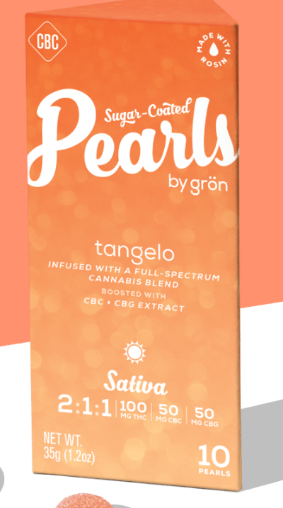 Photograph of product: Grn | Tangelo 2:1:1 TH-oui/CBC/CBG | 10pk/100mg